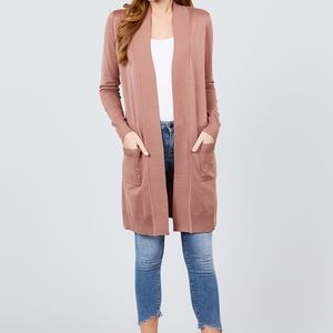 🍁JUST IN🍁LONG SLEEVE OPEN FRONT CARDIGAN SWEATER